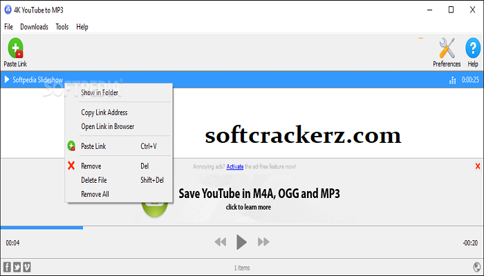 4K YouTube to MP3 License Key