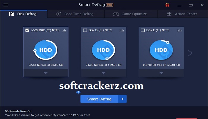 IObit Smart Defrag Pro Serial Key