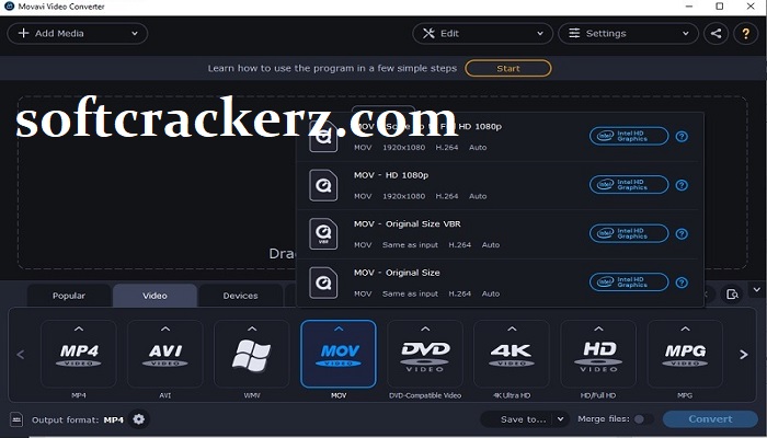 Movavi Video Converter Activation Key