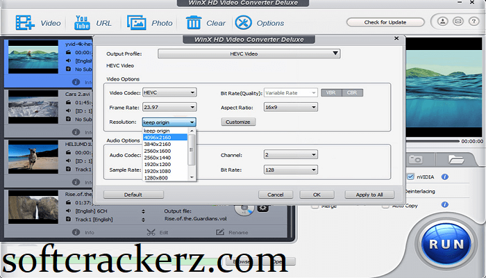 WinX HD Video Converter Deluxe License Key