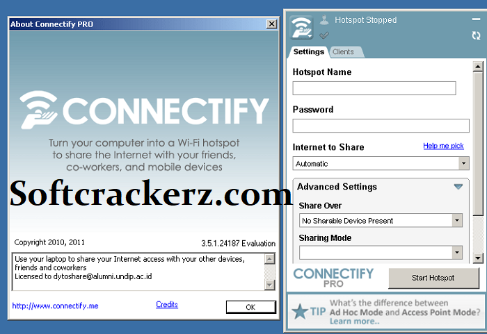 Connectify Hotspot Pro License Key